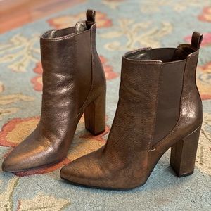 Vince Camuto Bronze Metallic Boots Size 